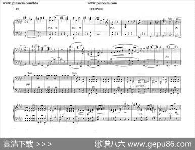PianoConcertoNo.2infMinorOp.21（f小调第二钢琴协奏曲·四手联弹版）|肖邦-chopin