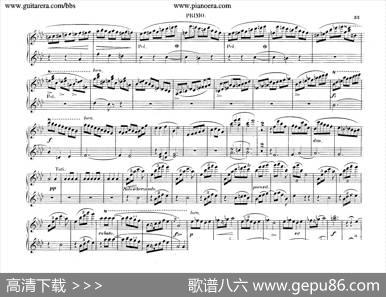 PianoConcertoNo.2infMinorOp.21（f小调第二钢琴协奏曲·四手联弹版）|肖邦-chopin