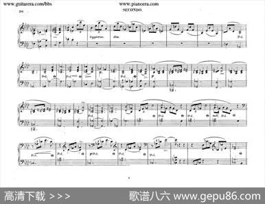 PianoConcertoNo.2infMinorOp.21（f小调第二钢琴协奏曲·四手联弹版）|肖邦-chopin