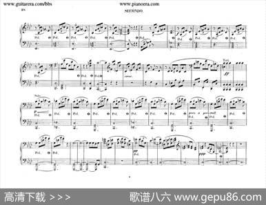PianoConcertoNo.2infMinorOp.21（f小调第二钢琴协奏曲·四手联弹版）|肖邦-chopin