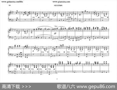PianoConcertoNo.2infMinorOp.21（f小调第二钢琴协奏曲·四手联弹版）|肖邦-chopin