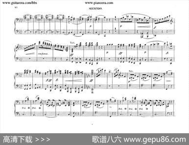 PianoConcertoNo.2infMinorOp.21（f小调第二钢琴协奏曲·四手联弹版）|肖邦-chopin