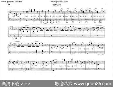 PianoConcertoNo.2infMinorOp.21（f小调第二钢琴协奏曲·四手联弹版）|肖邦-chopin