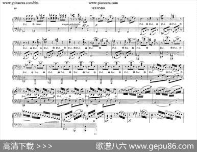 PianoConcertoNo.2infMinorOp.21（f小调第二钢琴协奏曲·四手联弹版）|肖邦-chopin