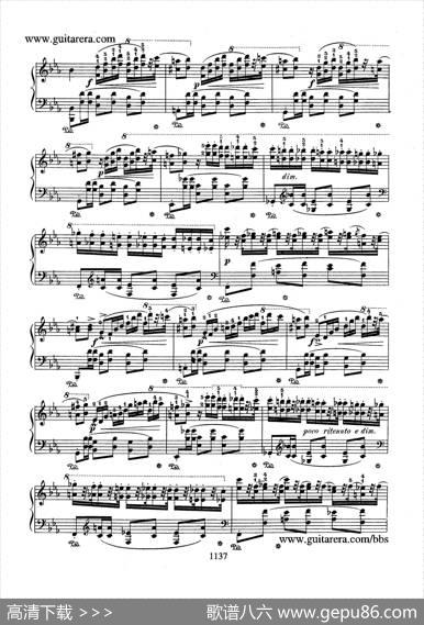 GrandePolonaiseBrilliantePrecededbyanAndanteSpianatoOp.22（平静的行板与华丽的波兰舞曲·钢琴独奏版）|肖邦-chopin