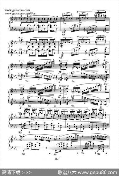 GrandePolonaiseBrilliantePrecededbyanAndanteSpianatoOp.22（平静的行板与华丽的波兰舞曲·钢琴独奏版）|肖邦-chopin