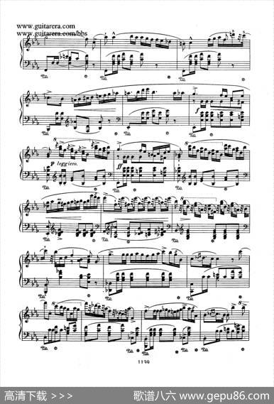 GrandePolonaiseBrilliantePrecededbyanAndanteSpianatoOp.22（平静的行板与华丽的波兰舞曲·钢琴独奏版）|肖邦-chopin