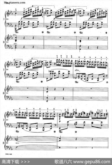 GrandePolonaiseBrilliantePrecededbyanAndanteSpianatoOp.22（平静的行板与华丽的波兰舞曲·双钢琴版）|肖邦-chopin