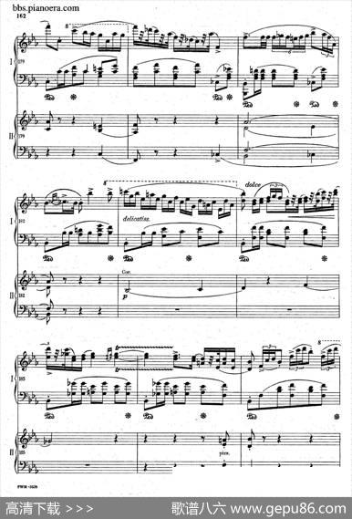 GrandePolonaiseBrilliantePrecededbyanAndanteSpianatoOp.22（平静的行板与华丽的波兰舞曲·双钢琴版）|肖邦-chopin