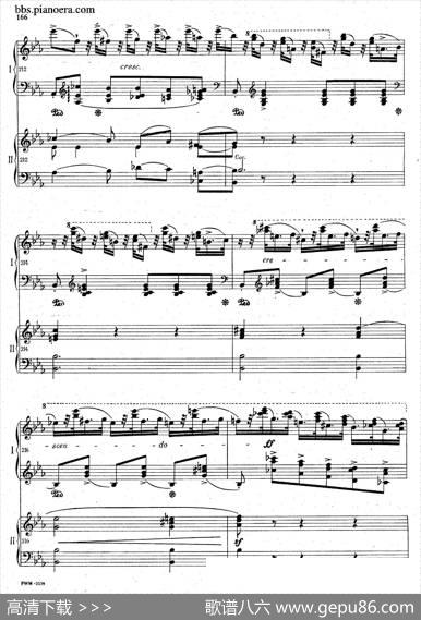 GrandePolonaiseBrilliantePrecededbyanAndanteSpianatoOp.22（平静的行板与华丽的波兰舞曲·双钢琴版）|肖邦-chopin