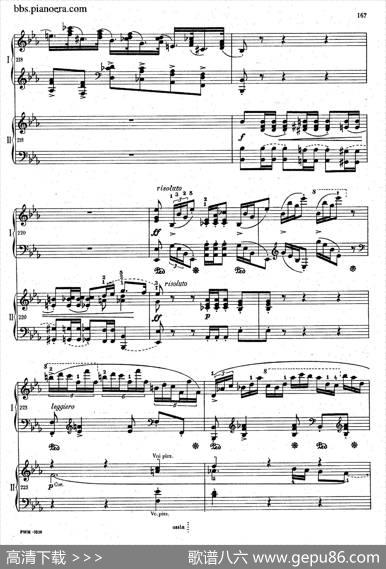 GrandePolonaiseBrilliantePrecededbyanAndanteSpianatoOp.22（平静的行板与华丽的波兰舞曲·双钢琴版）|肖邦-chopin