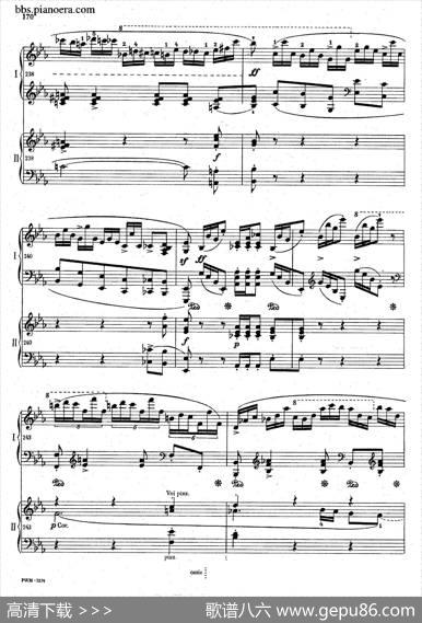 GrandePolonaiseBrilliantePrecededbyanAndanteSpianatoOp.22（平静的行板与华丽的波兰舞曲·双钢琴版）|肖邦-chopin