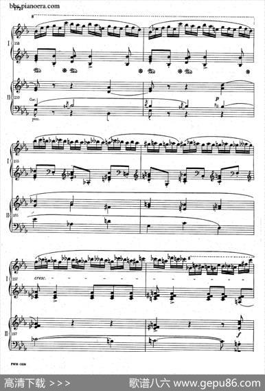 GrandePolonaiseBrilliantePrecededbyanAndanteSpianatoOp.22（平静的行板与华丽的波兰舞曲·双钢琴版）|肖邦-chopin