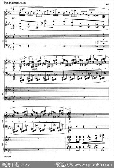 GrandePolonaiseBrilliantePrecededbyanAndanteSpianatoOp.22（平静的行板与华丽的波兰舞曲·双钢琴版）|肖邦-chopin