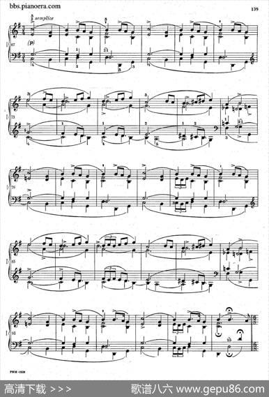 GrandePolonaiseBrilliantePrecededbyanAndanteSpianatoOp.22（平静的行板与华丽的波兰舞曲·双钢琴版）|肖邦-chopin