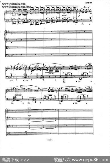 GrandePolonaiseBrilliantePrecededbyanAndanteSpianatoOp.22（平静的行板与华丽的波兰舞曲·总谱）|肖邦-chopin