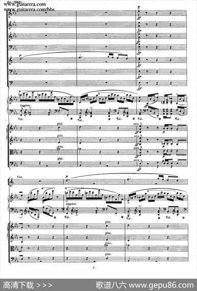 GrandePolonaiseBrilliantePrecededbyanAndanteSpianatoOp.22（平静的行板与华丽的波兰舞曲·总谱）|肖邦-chopin