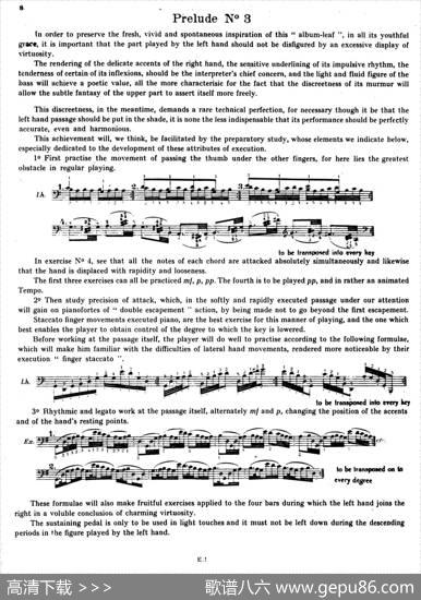 PreludesOp.28（24首前奏曲·3）|肖邦-chopin