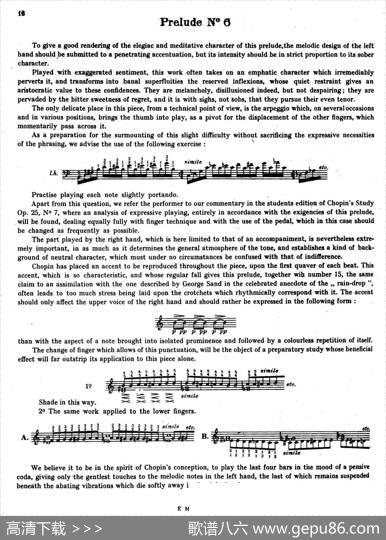 PreludesOp.28（24首前奏曲·6）|肖邦-chopin