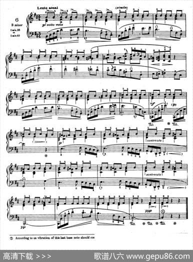 PreludesOp.28（24首前奏曲·6）|肖邦-chopin