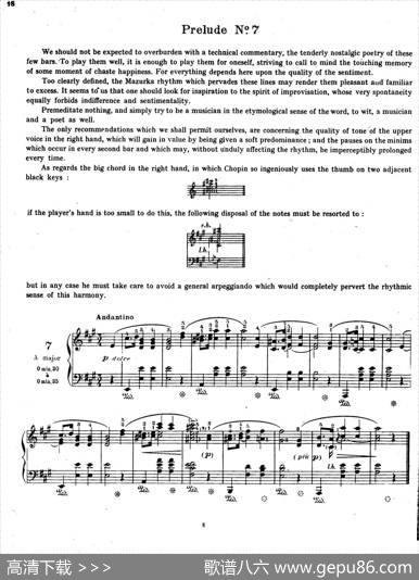 PreludesOp.28（24首前奏曲·7）|肖邦-chopin