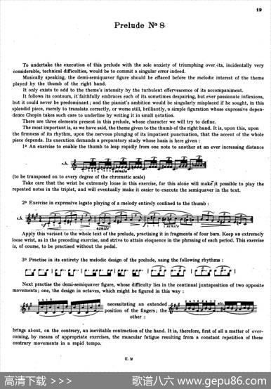 PreludesOp.28（24首前奏曲·8）|肖邦-chopin