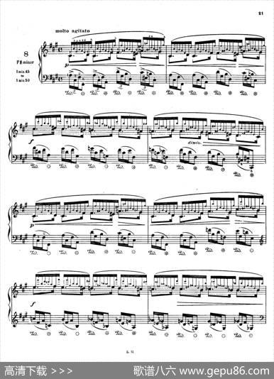 PreludesOp.28（24首前奏曲·8）|肖邦-chopin
