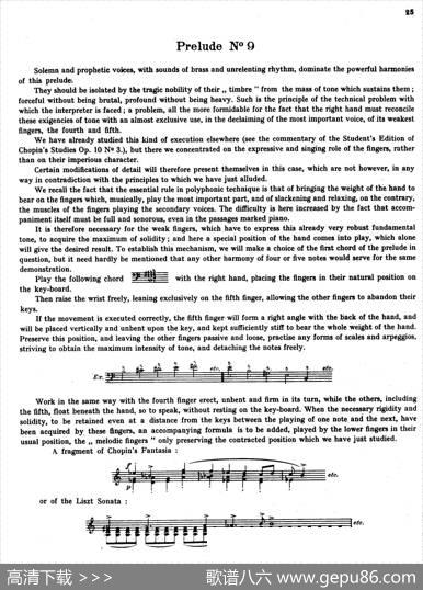 PreludesOp.28（24首前奏曲·9）|肖邦-chopin