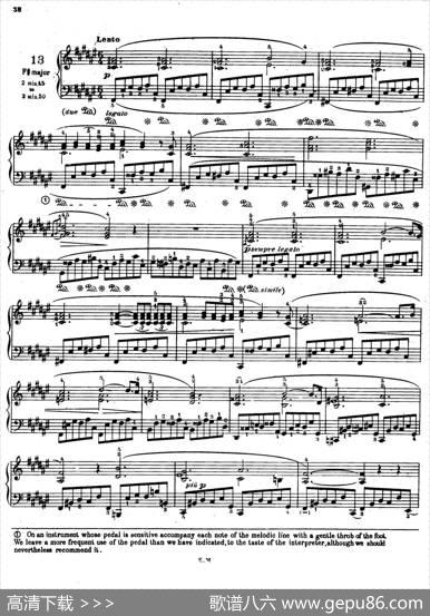 PreludesOp.28（24首前奏曲·13）|肖邦-chopin