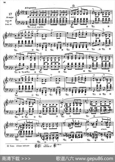 PreludesOp.28（24首前奏曲·17）|肖邦-chopin