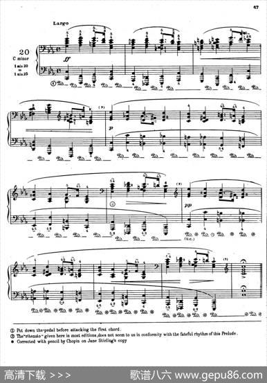 PreludesOp.28（24首前奏曲·20）|肖邦-chopin
