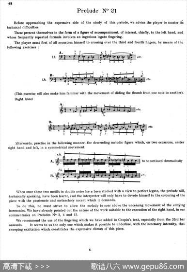 PreludesOp.28（24首前奏曲·21）|肖邦-chopin