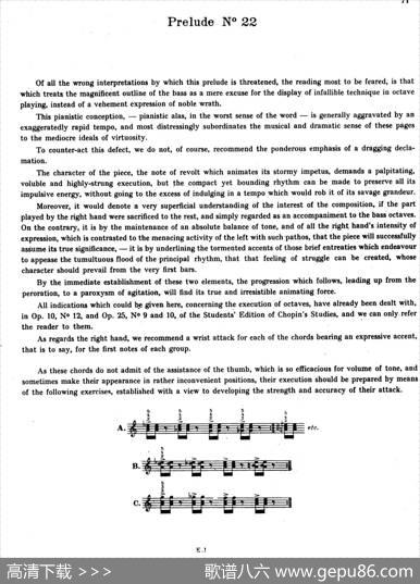 PreludesOp.28（24首前奏曲·22）|肖邦-chopin