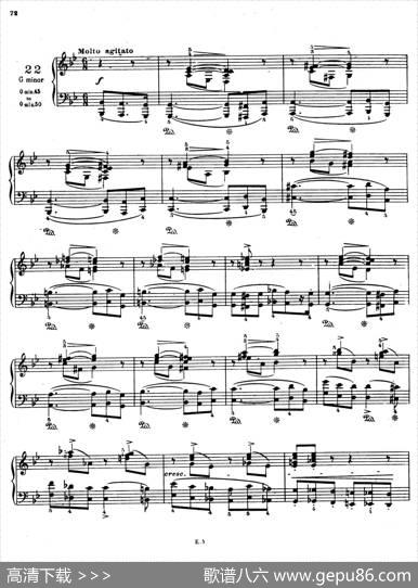 PreludesOp.28（24首前奏曲·22）|肖邦-chopin