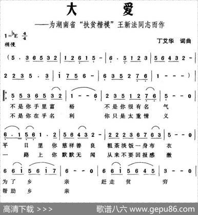 大爱（丁艾华词曲） - 丁艾华|丁艾华