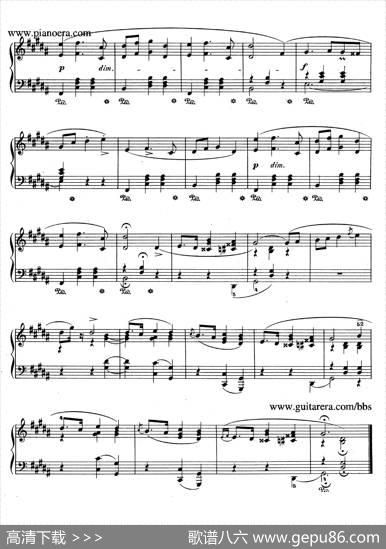 QuatreMazurkasOp.33（4首玛祖卡舞曲·1）|肖邦-chopin