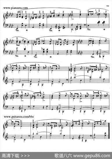 QuatreMazurkasOp.33（4首玛祖卡舞曲·3）|肖邦-chopin