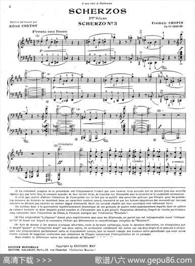 Scherzono.3inc-SharpMinorOp.39（升c小调第三谐谑曲）|肖邦-chopin