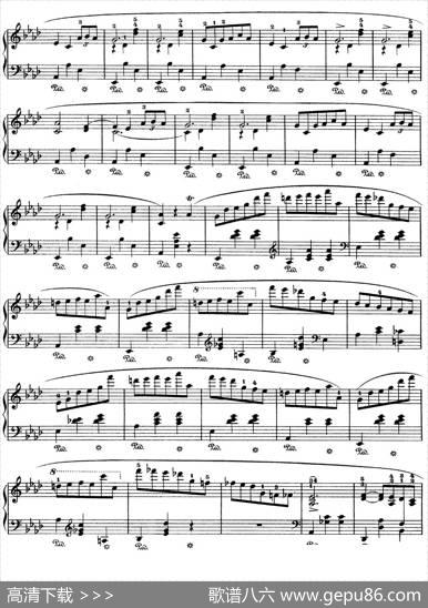 GrandeValseinA-flatMajorOp.42（降A大调华丽圆舞曲）|肖邦-chopin