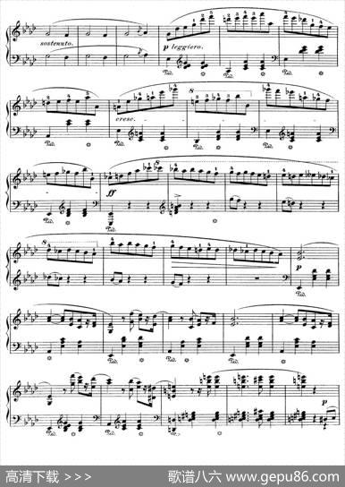 GrandeValseinA-flatMajorOp.42（降A大调华丽圆舞曲）|肖邦-chopin