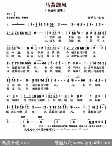马背雄风 - 谢鹏飞|谢鹏飞