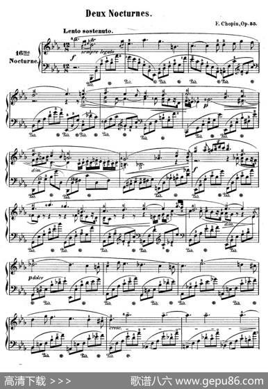 DeuxNocturnesOp.55（2首夜曲·2）|肖邦-chopin