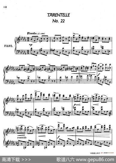 24CharacteristicPiecesOp.36（24首性格小品·22）|安东·斯捷潘诺维奇·阿连斯基