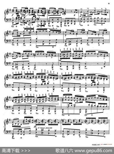 BrandenburgConcertoNo.3inGMajorBWV.1048（G大调第三勃兰登堡协奏曲·钢琴独奏版）|巴赫