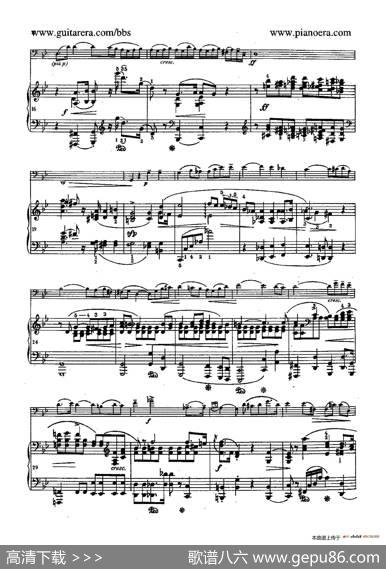 SonataforCelloandPianoingMinorOp.65（g小调大提琴奏鸣曲·大提琴+钢琴）|肖邦-chopin