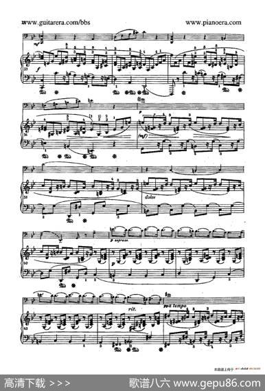 SonataforCelloandPianoingMinorOp.65（g小调大提琴奏鸣曲·大提琴+钢琴）|肖邦-chopin