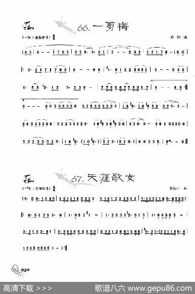 葫芦丝曲精选：一剪梅天涯歌女|王甲坤，王甲华编著
