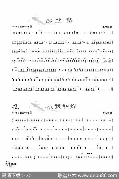 葫芦丝曲精选：丝路我和你|王甲坤，王甲华编著