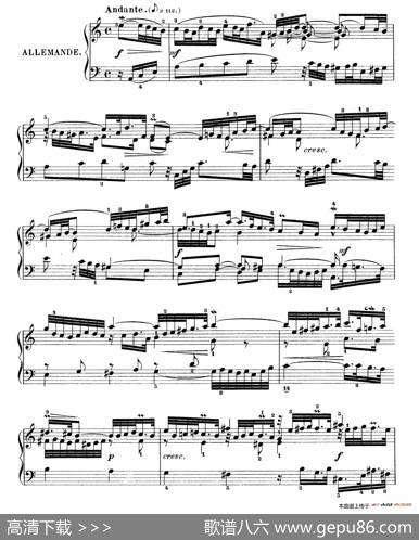 SixPartitasBWV825-830（6首帕蒂塔·3）|约翰·塞巴斯蒂安·巴赫（J.S.Bach,