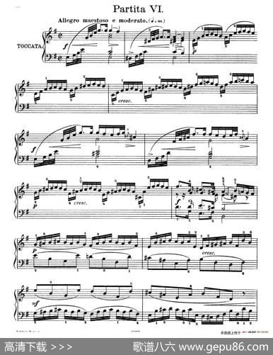 SixPartitasBWV825-830（6首帕蒂塔·6）|约翰·塞巴斯蒂安·巴赫（J.S.Bach,